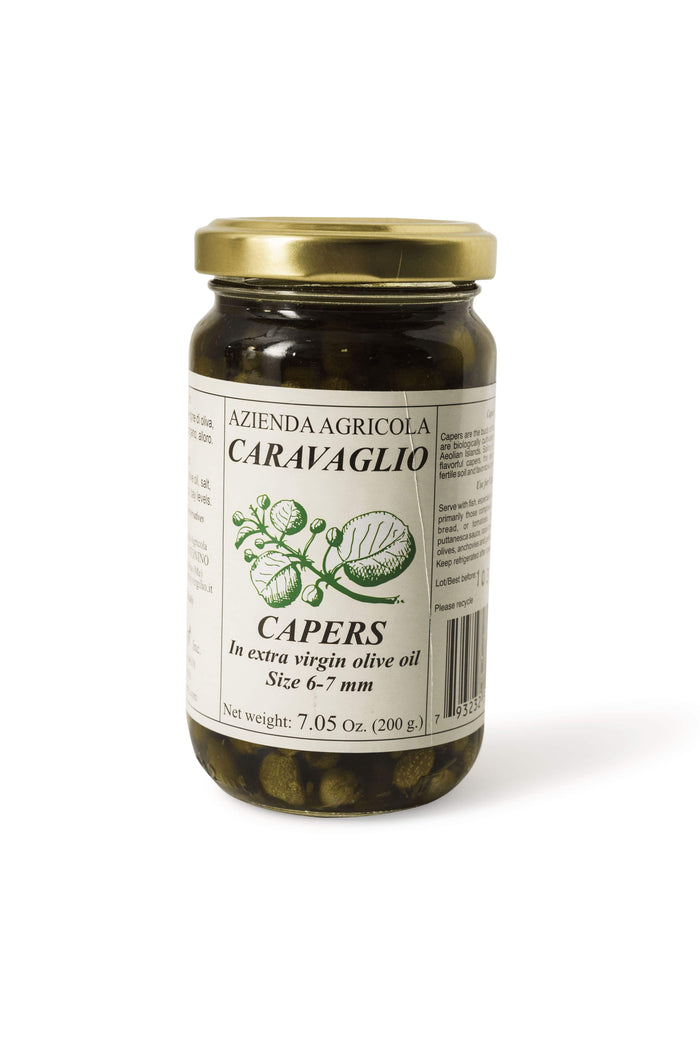 Azienda Agricola Caravaglio Capers in Extra-Virgin Olive Oil Pantry Manicaretti 