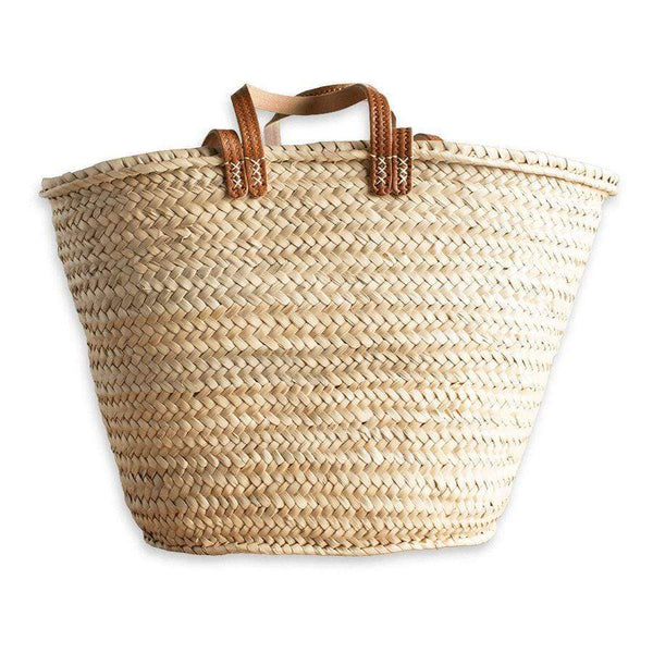 Straw Bag French Basket Bag Beach Bag Natural Basket Double 