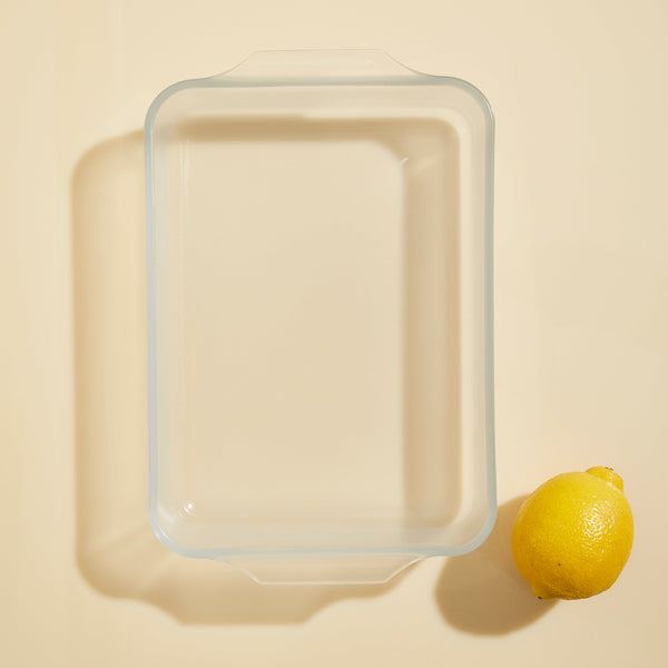 Non-Stick Ceramic-Coated Large Glass Container