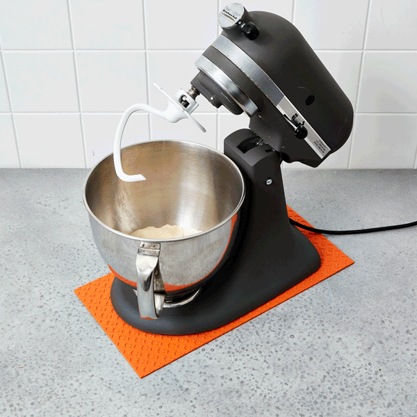 I love this sliding mat for my kitchenaid mixer! It makes moving it ar