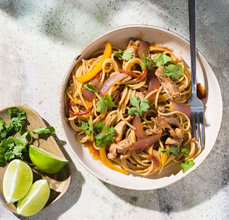 image of Peruvian Stir-Fried Chicken and Noodles