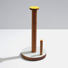 Ilan Ilan | The Paper Towel Keeper - Walnut/Grey