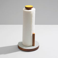 Ilan Ilan | The Paper Towel Keeper - Walnut/Grey