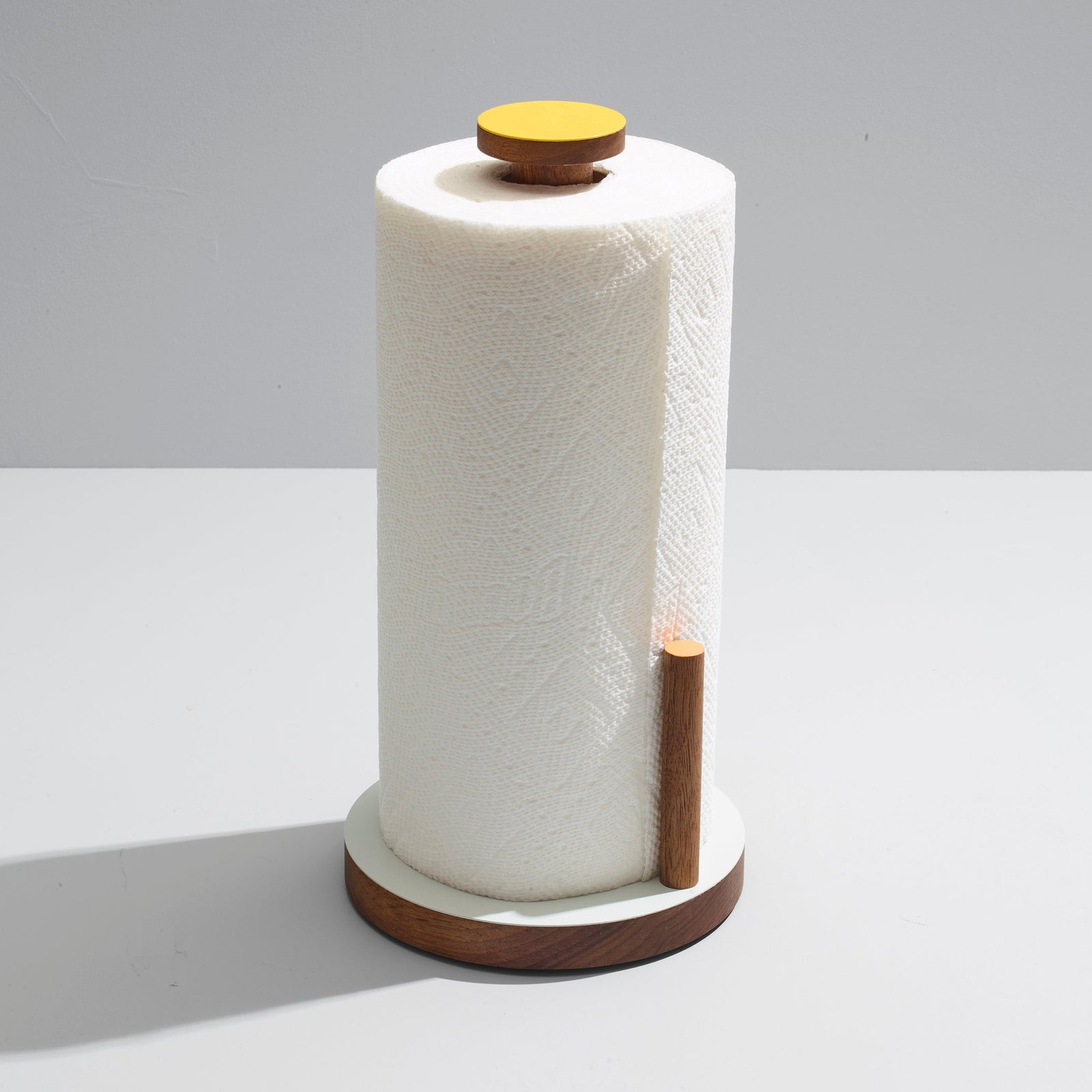 Ilan Ilan | The Paper Towel Keeper - Walnut/Grey