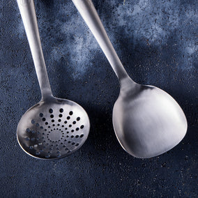 Milk Street Wok Spatula & Wok Skimmer Set