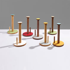 Ilan Ilan | The Paper Towel Keeper - Walnut/Grey
