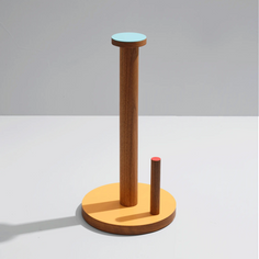 Ilan Ilan | The Paper Towel Keeper - Walnut/Orange