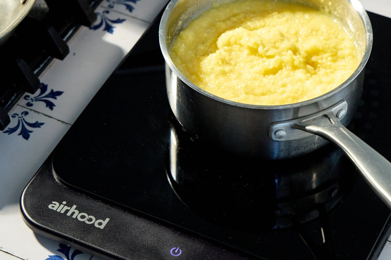 AirHood’s Powerful, Ultra-Thin Induction Cooktop