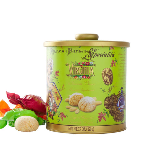 Amaretti Virginia Soft Amaretti Cookies Pantry Amaretti Virginia Barrel Tin (220g) 
