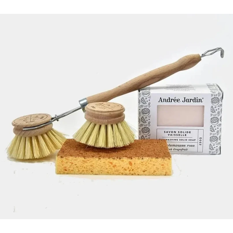 Andree Jardin Natural Dishwashing Set Andree Jardin Grapefruit Rose 