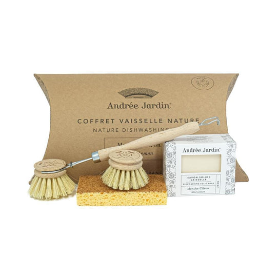 Andree Jardin Natural Dishwashing Set Andree Jardin Mint Citrus 
