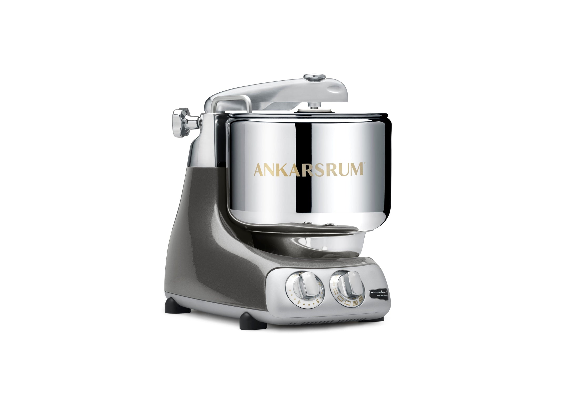 Ankarsrum Assistent Original Stand Mixer — Glossy Finish Equipment Ankarsrum Black Chrome 