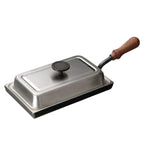 Aux Otona No Teppan Iron Plate with Lid and Trivet—Small Cookware & Tools Aux Co. Ltd. 