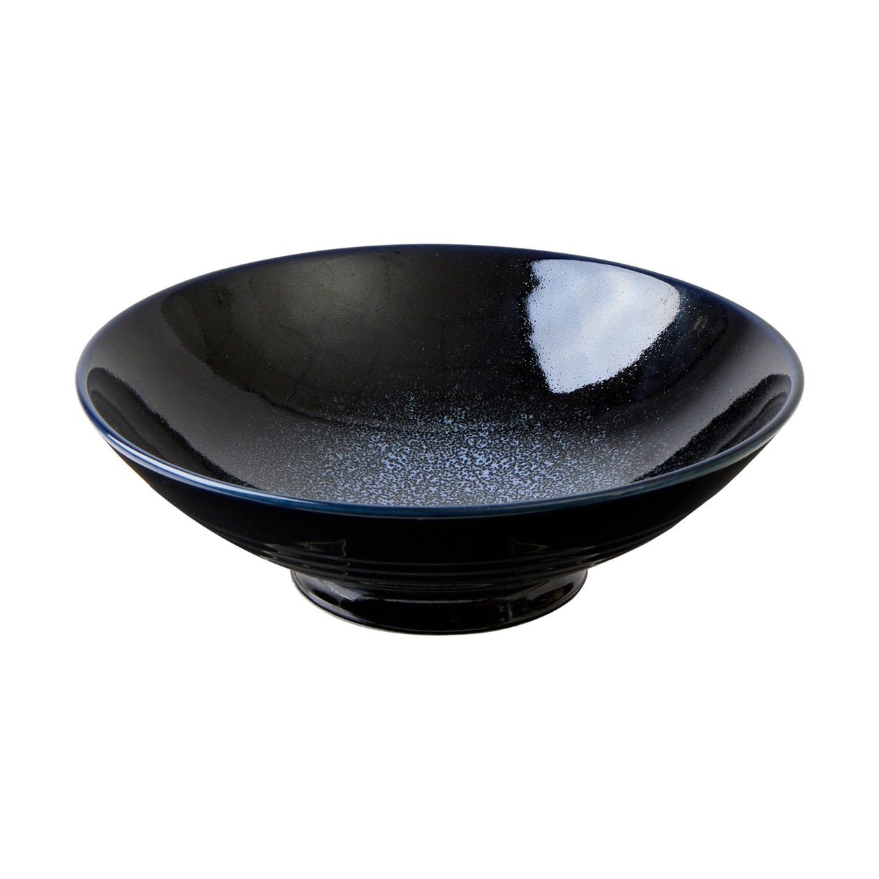 Awasaka Uchuu Deep Blue Serving Bowl Tabletop Miya Company 