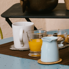 Bee Ceramic Coffee Mugs — Set of 2 La Rochere 