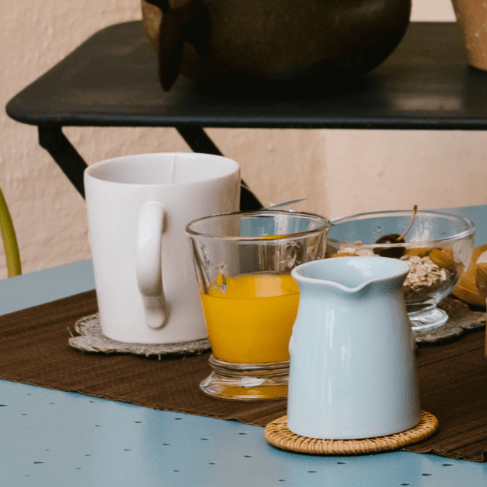 Bee Ceramic Coffee Mugs — Set of 2 La Rochere 