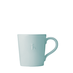 Bee Ceramic Coffee Mugs — Set of 2 La Rochere Blue 