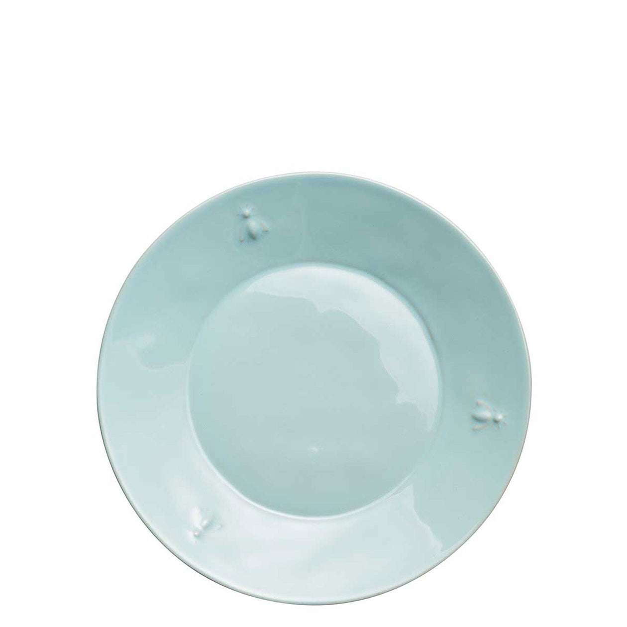 Bee Ceramic Dessert Plates — Set of 4 La Rochere Blue 
