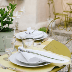 Bee Ceramic Dinner Plates — Set of 4 La Rochere 
