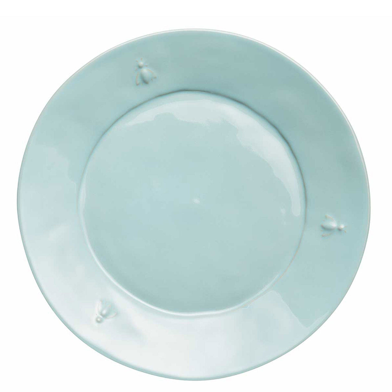 Bee Ceramic Dinner Plates — Set of 4 La Rochere Blue 