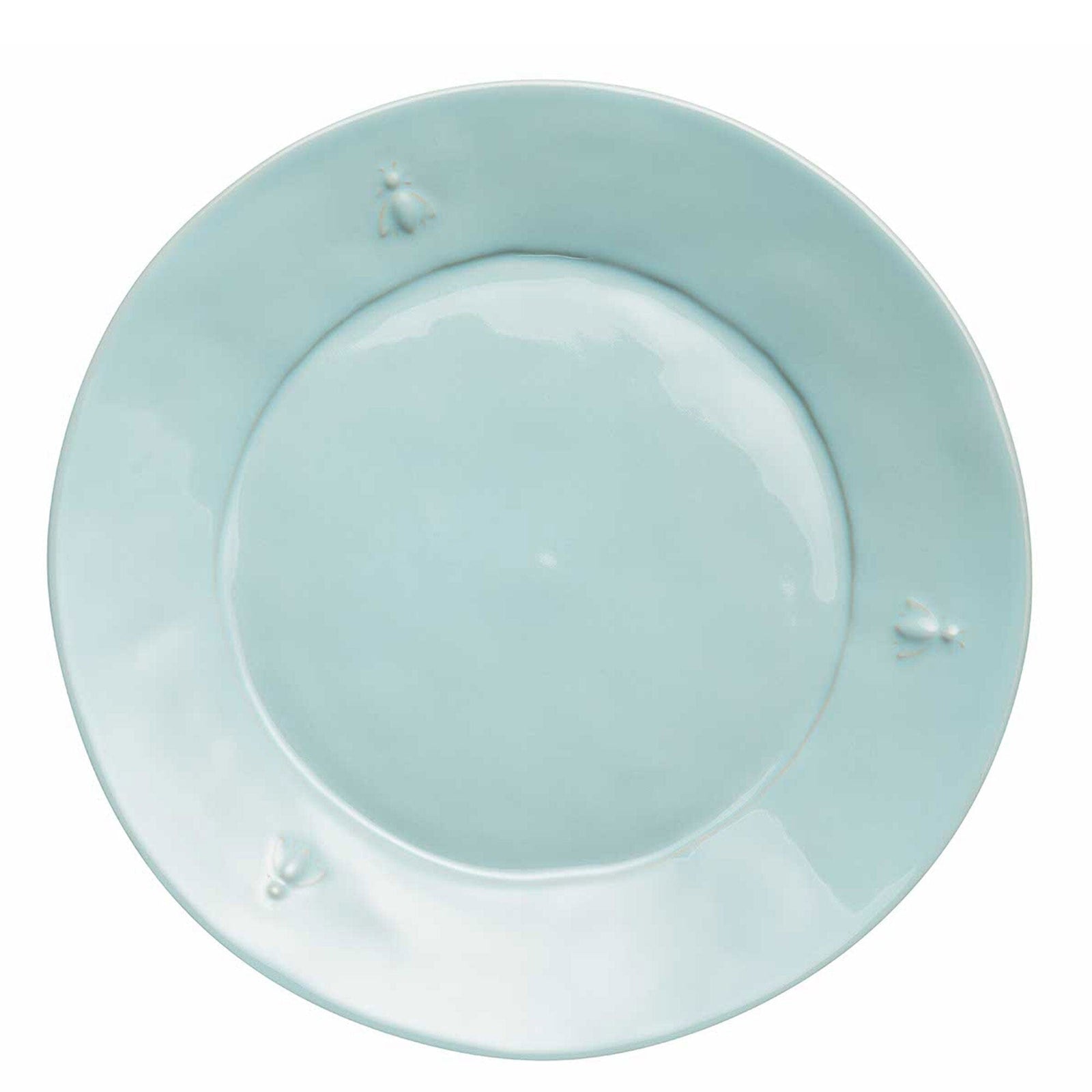 Bee Ceramic Dinner Plates — Set of 4 La Rochere Blue 