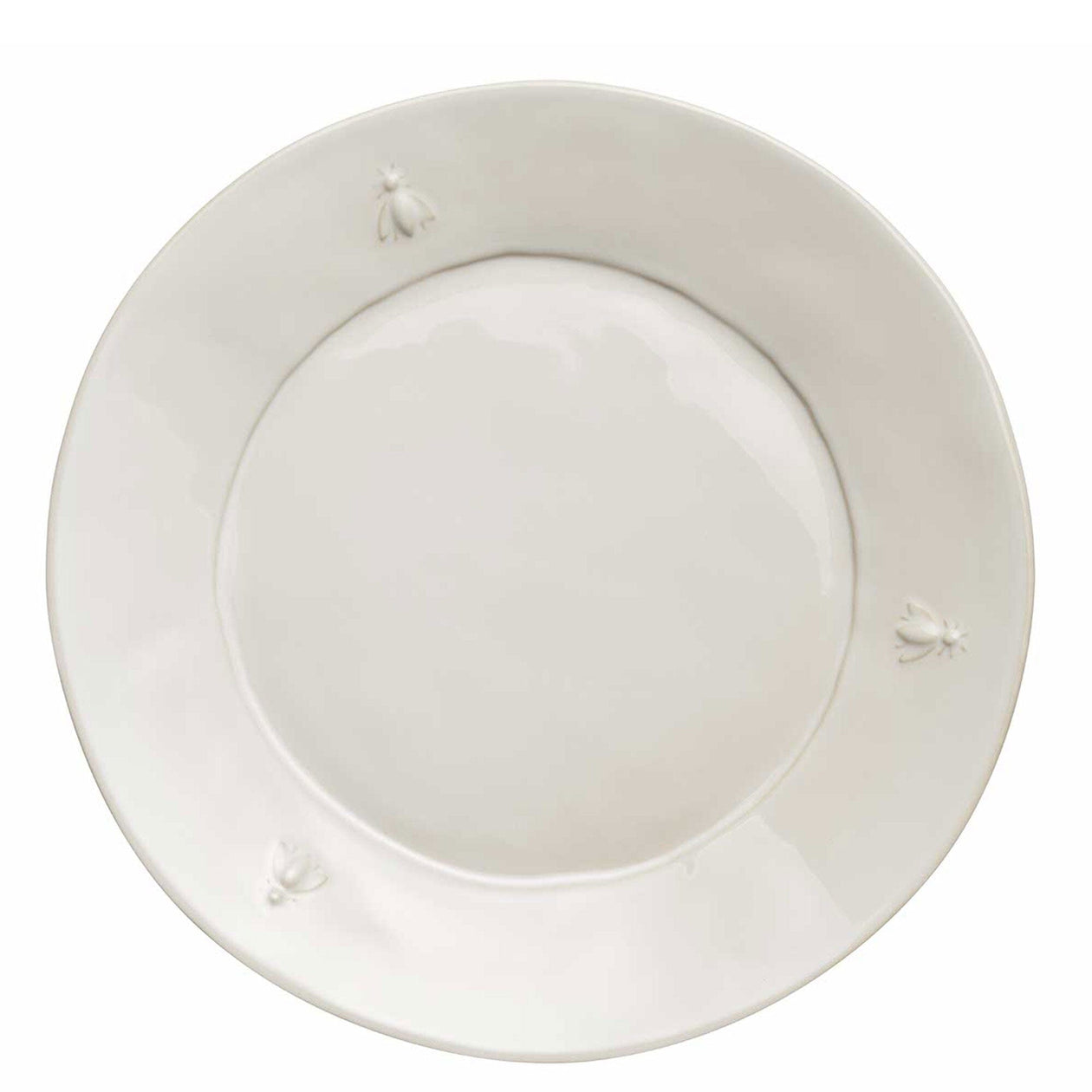 Bee Ceramic Dinner Plates — Set of 4 La Rochere Ecru 