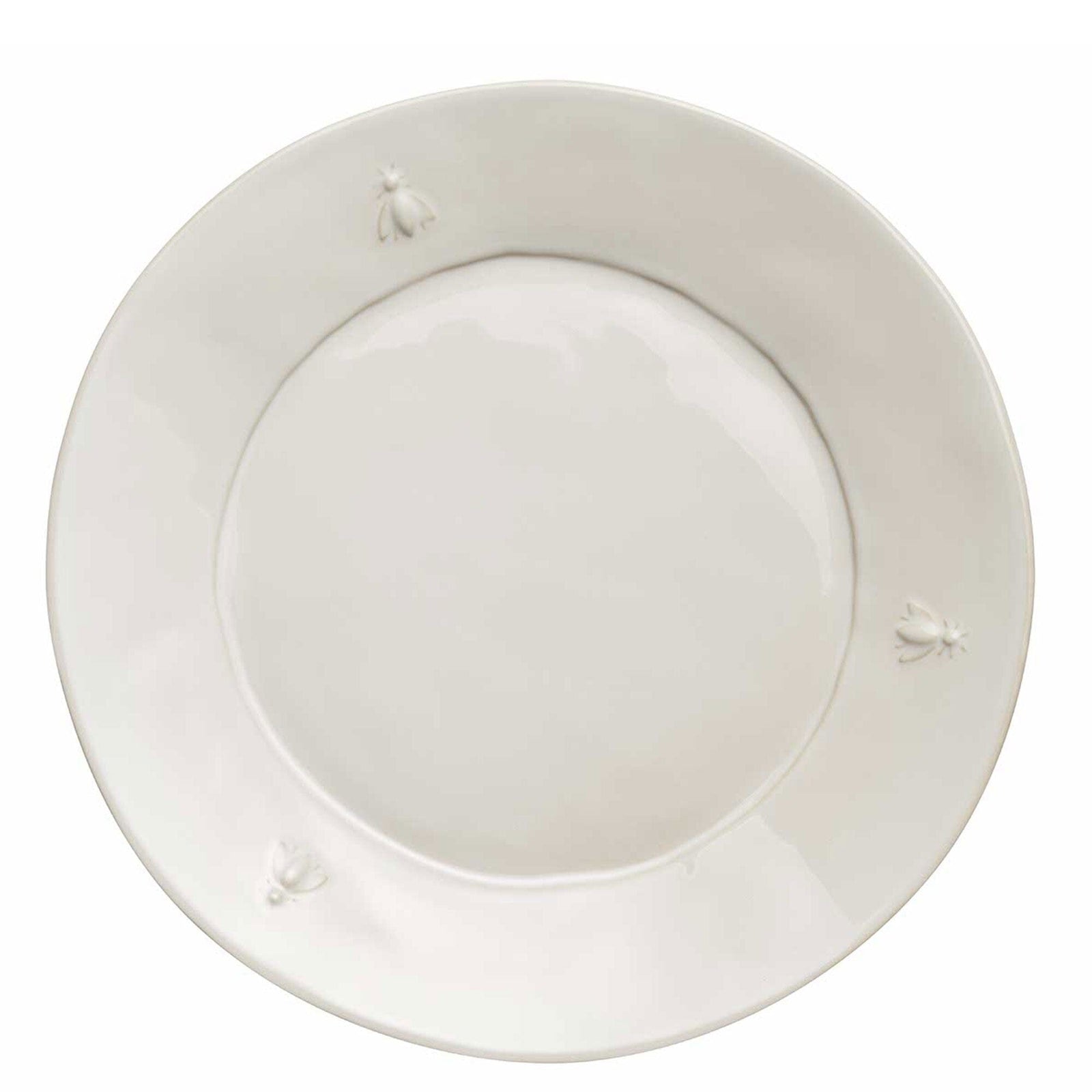 Bee Ceramic Dinner Plates — Set of 4 La Rochere Ecru 