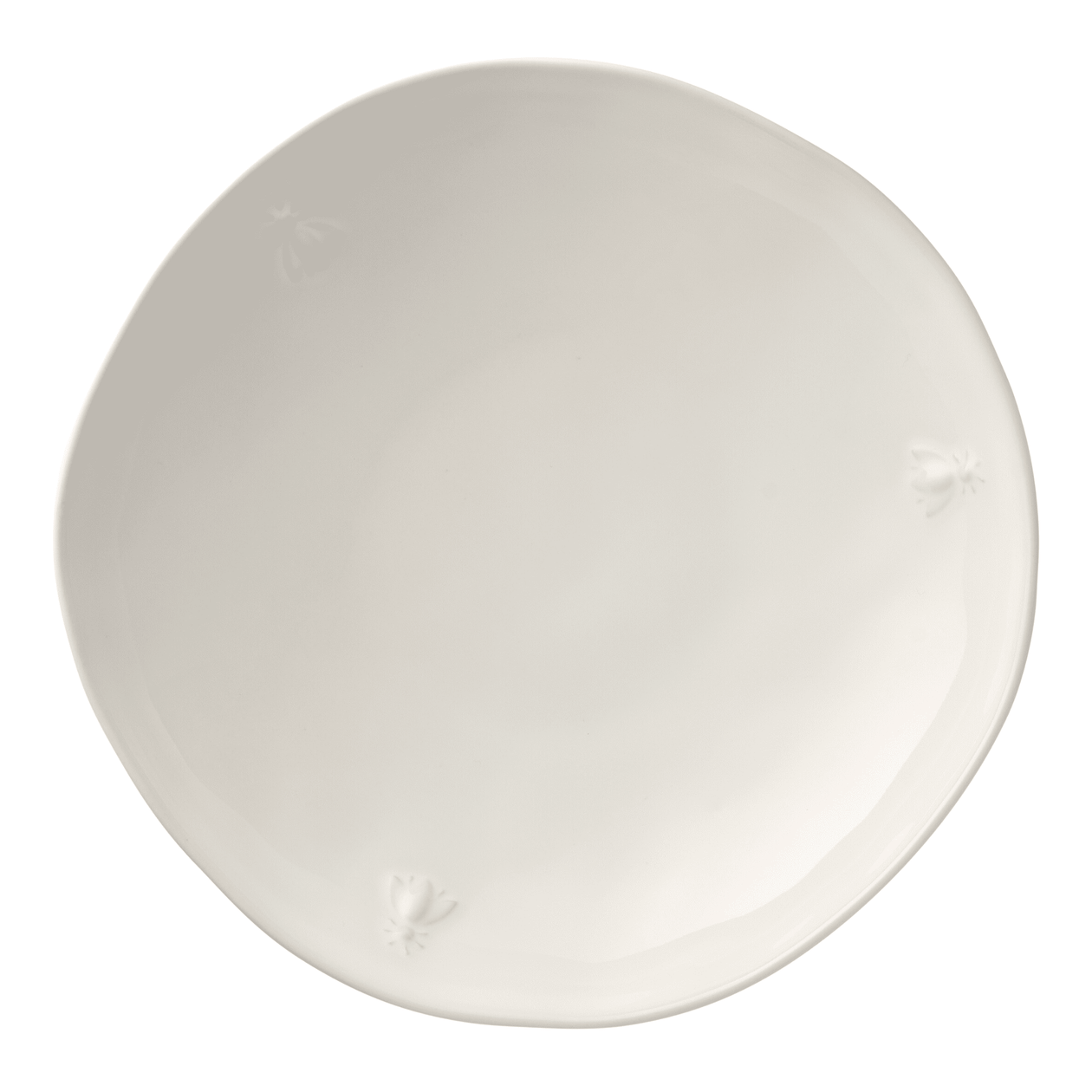 Bee Ceramic Pasta Plate Set- 4 La Rochere Ecru 