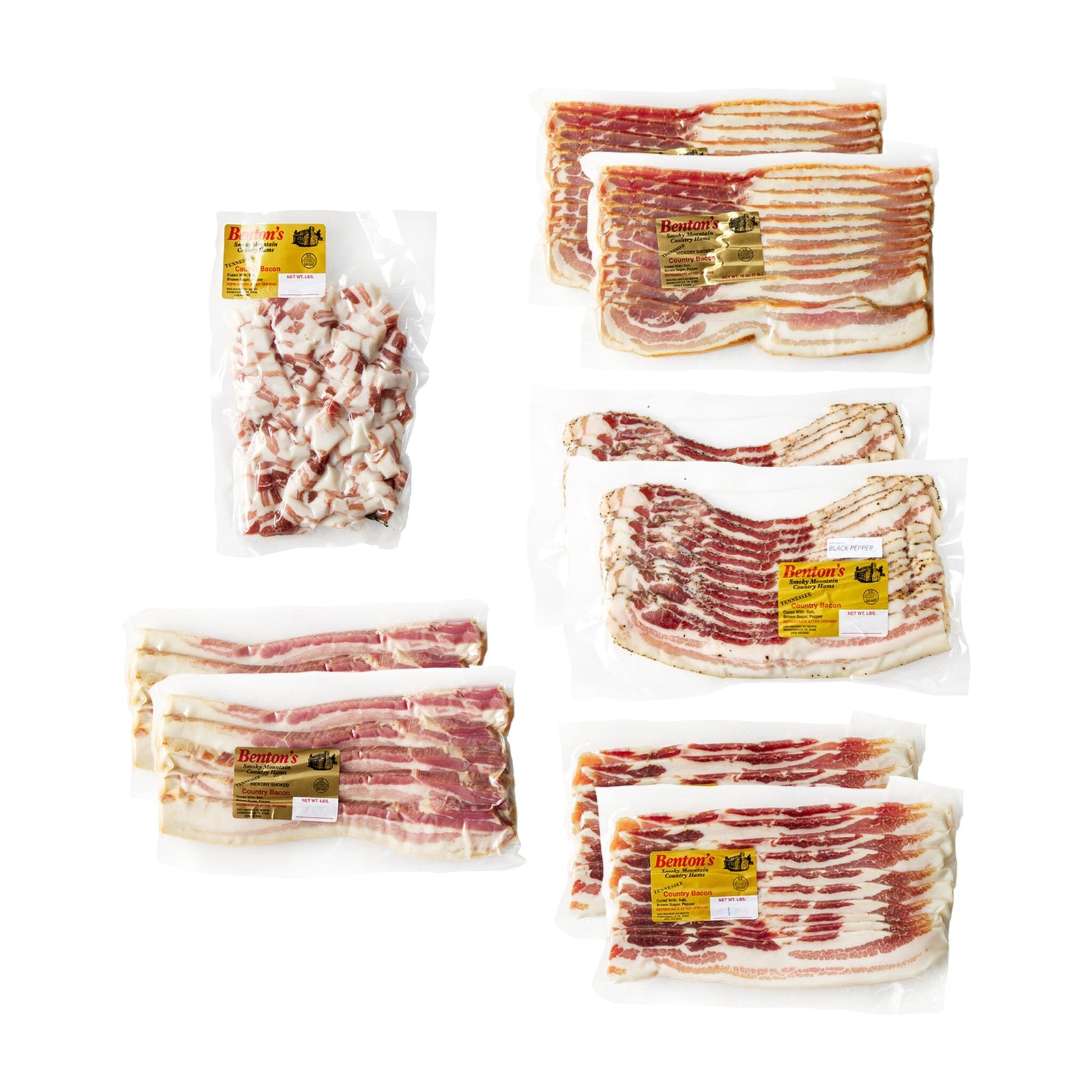 Benton’s x Milk Street Bacon Boxes Fresh Dropship Benton’s Smoky Mountain Country Hams Benton's X Milk Street Ultimate Bacon Box 