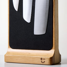 Bisbell Soft Touch Oak Knife Block Equipment Bisbell 