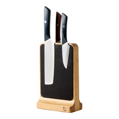 Bisbell Soft Touch Oak Knife Block Equipment Bisbell 