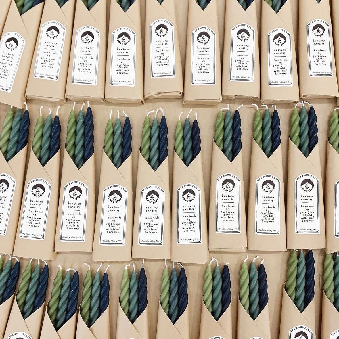 Cave Glow Studio Spiral Candles — Set of 3 Housewares Cave Glow 