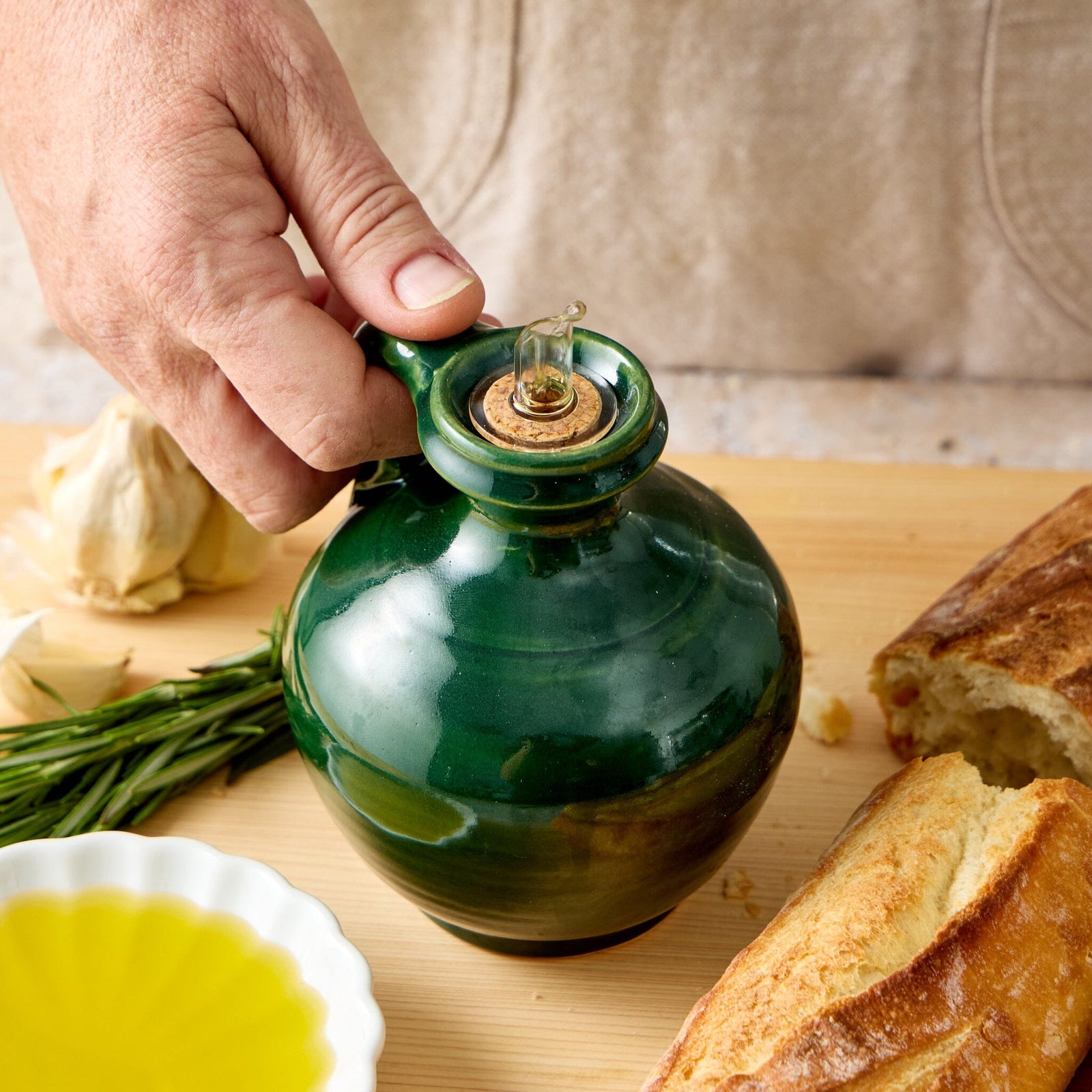 Ceramica Granados Oil Cruet Tabletop Eturel Madrid 