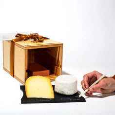 Cheese Grotto Mezzo Cheese Grotto Cheese Grotto Baltic Birch Black Resin Shelf with soapstone chalk Ships Within 3 Business Days