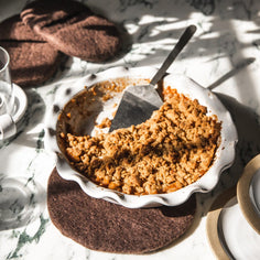 Classic Baker's Pie Dish Pottery Farmhouse Pottery 