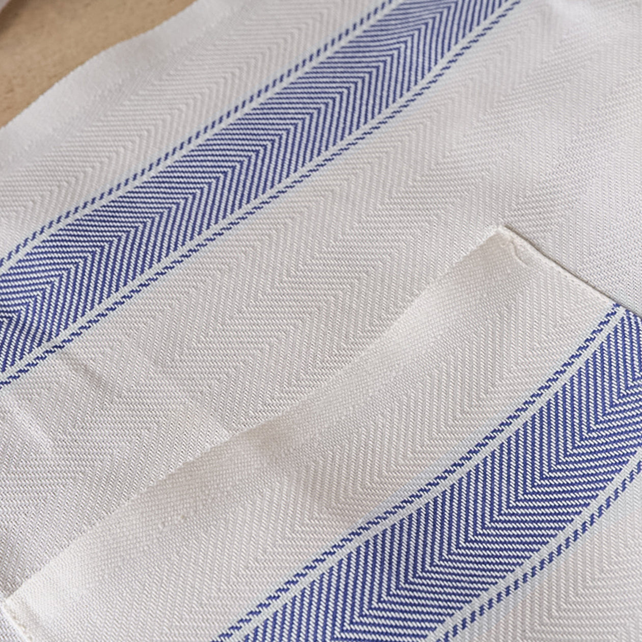 Classic Italian Apron - 100% Cotton Soft Goods Verve Culture Blue 
