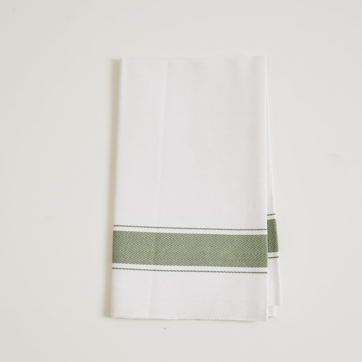 Classic Italian Large Kitchen Towel - 100% Cotton Soft Goods Verve Culture Green 