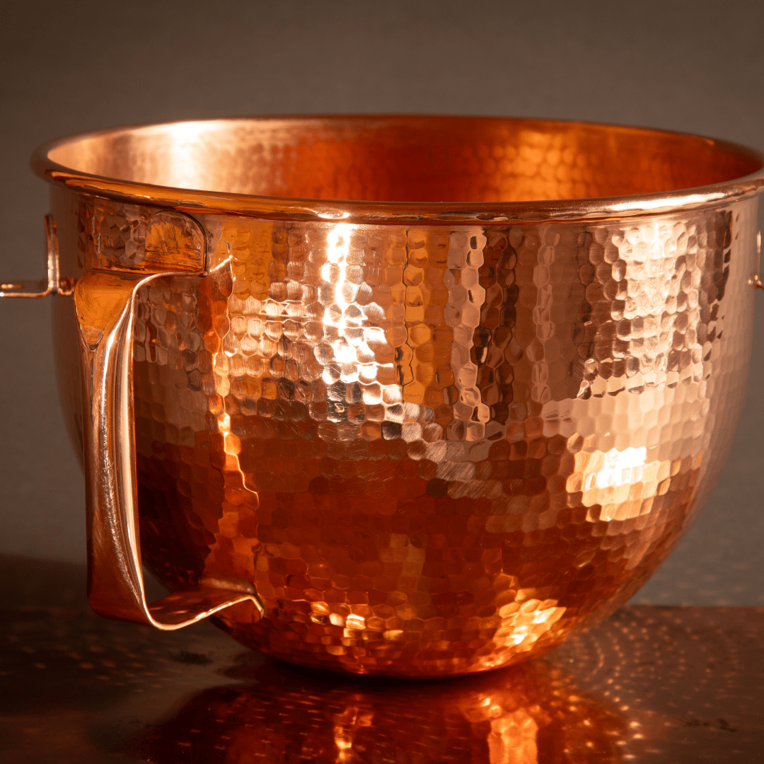 Copper Mixing Bowl for KitchenAid Lift Stand Mixers - fits most 5, 6, 7, and 8 quart Mixer models Mixing Bowls Sertodo 