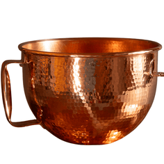 Copper Mixing Bowl for KitchenAid Lift Stand Mixers - fits most 5, 6, 7, and 8 quart Mixer models Mixing Bowls Sertodo 