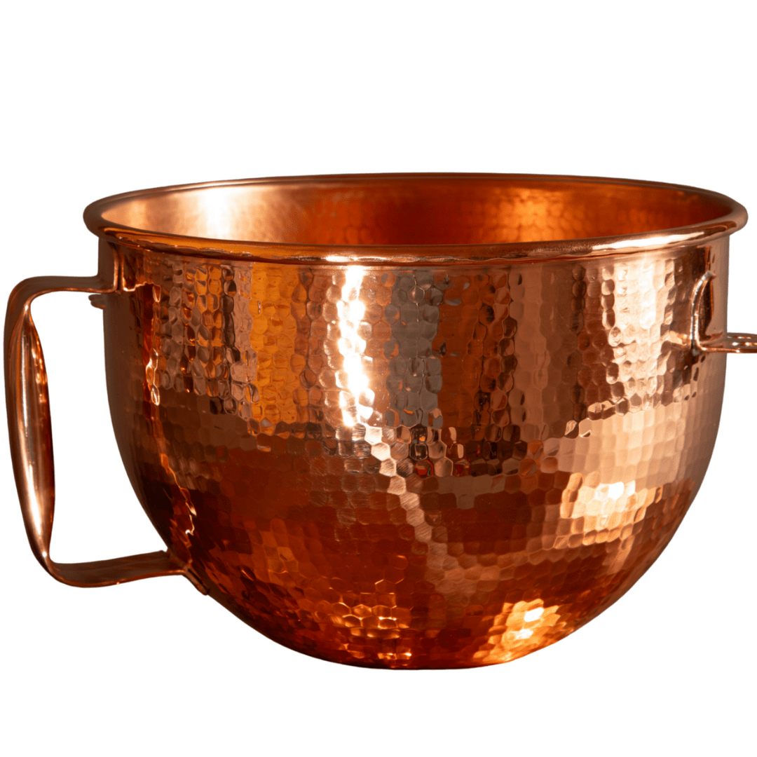 Copper Mixing Bowl for KitchenAid Lift Stand Mixers - fits most 5, 6, 7, and 8 quart Mixer models Mixing Bowls Sertodo 
