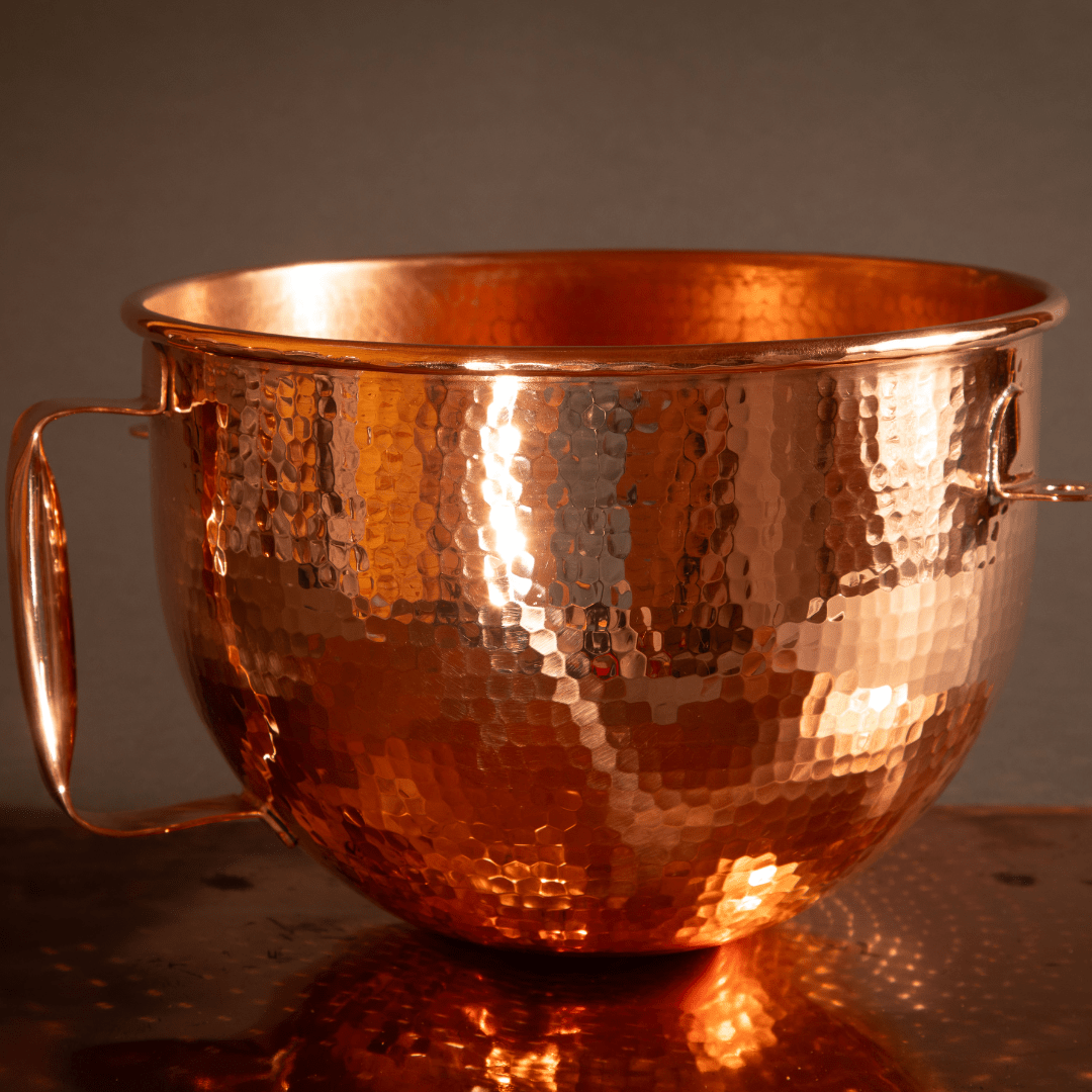 Copper Mixing Bowl for KitchenAid Lift Stand Mixers - fits most 5, 6, 7, and 8 quart Mixer models Mixing Bowls Sertodo 