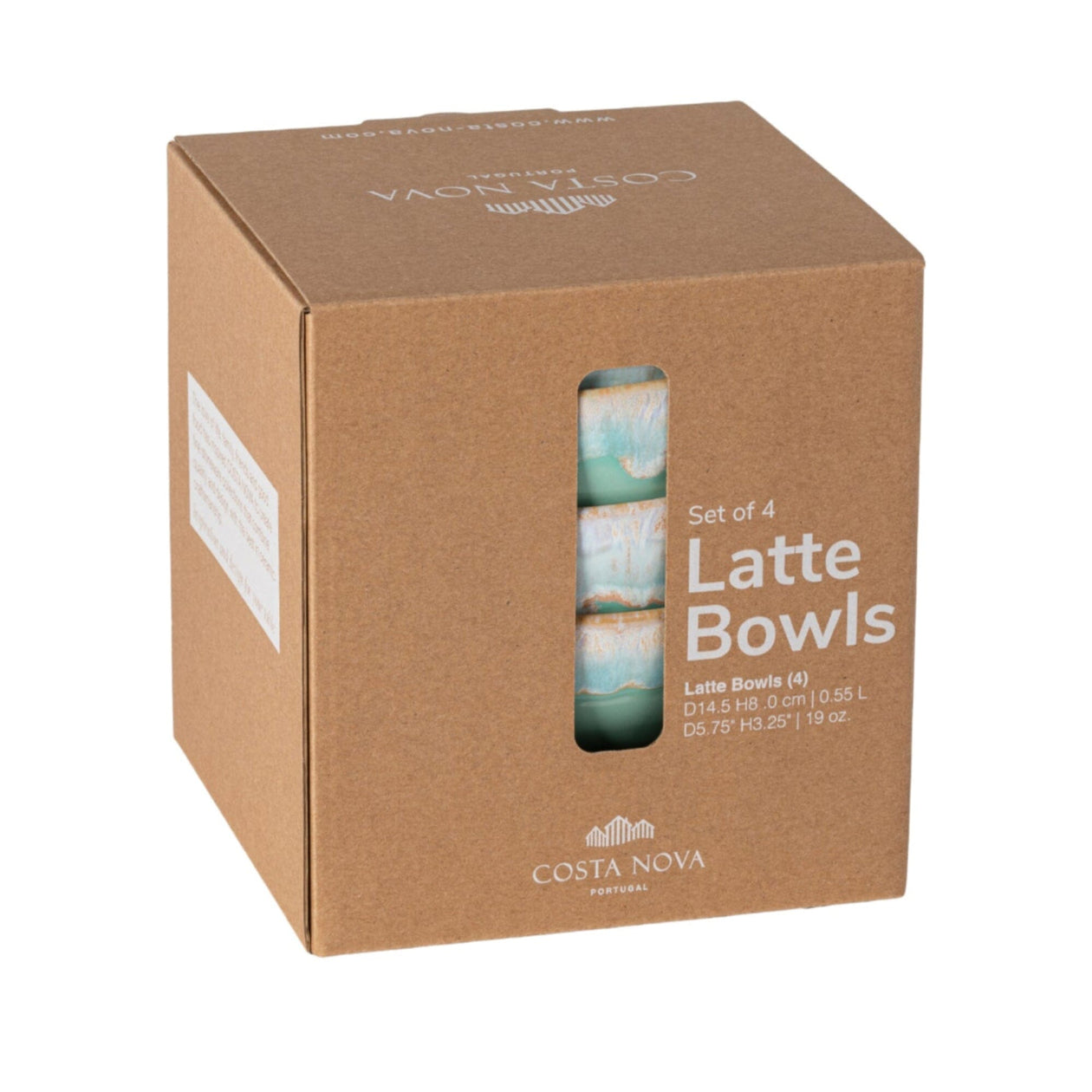 Costa Nova | Latte Bowls – Set of 4 Bowls COSTA NOVA US 