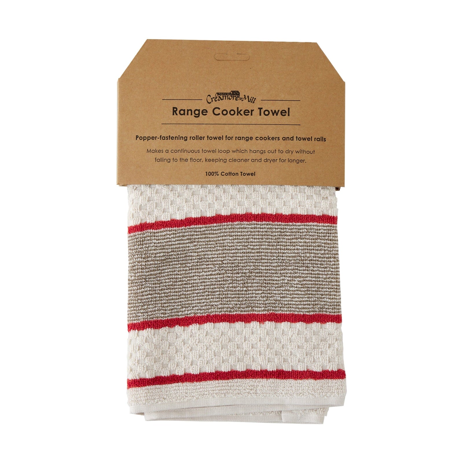 Creamore Mill Range Towel Housewares Earth & Nest Red 