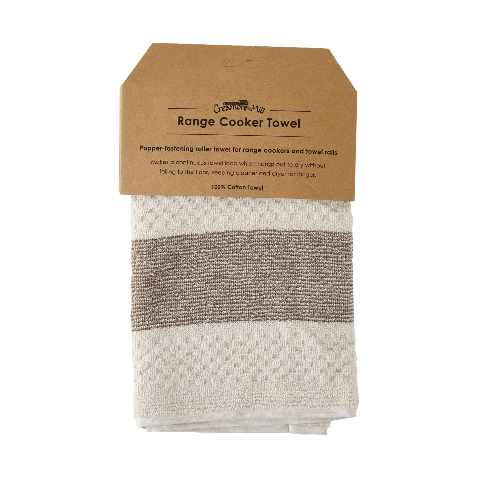Creamore Mill Range Towel Housewares Earth & Nest White 