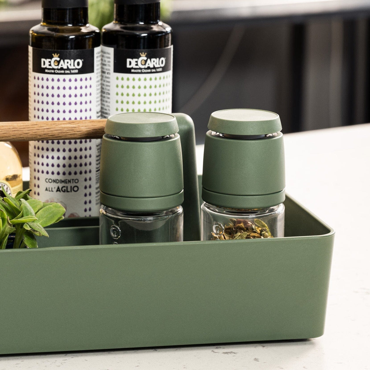 Crushgrind Vaasa Herb and Spice grinder, green 13cm Equipment Crushgrind 