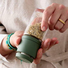 Crushgrind Vaasa Herb and Spice grinder, green 13cm Equipment Crushgrind 