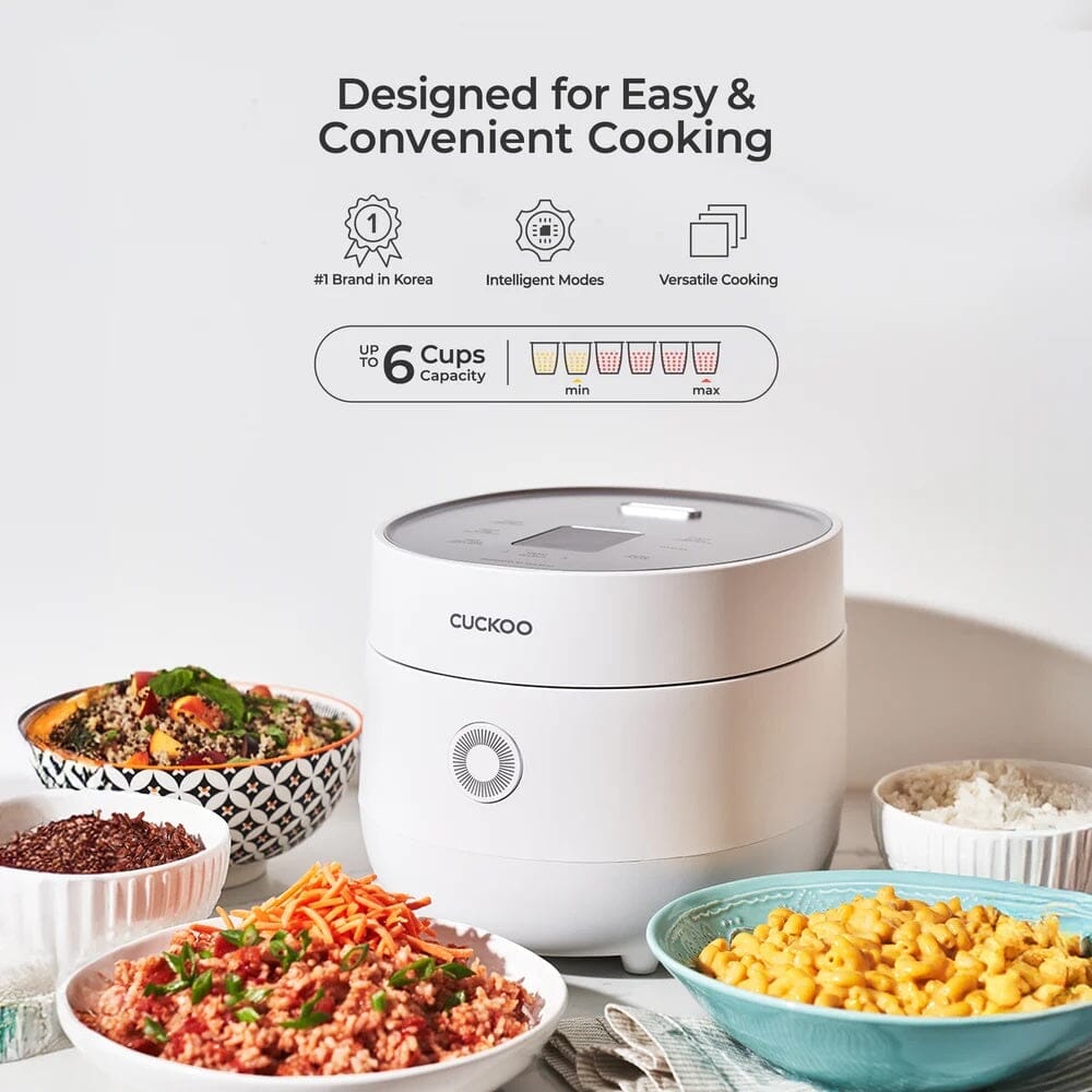 CUCKOO CR-0641F Cuiseur à Riz Micom 1,08 L - 11 Modes Multifonctions, Cuisson Parfaite Pour Toute La Famille