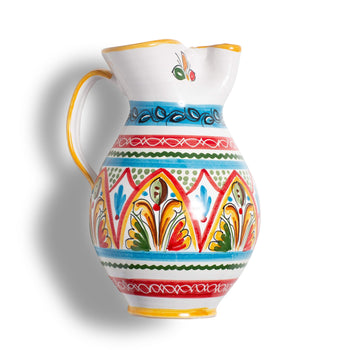De La Cal Ceramics Talavera Sangria Pitcher