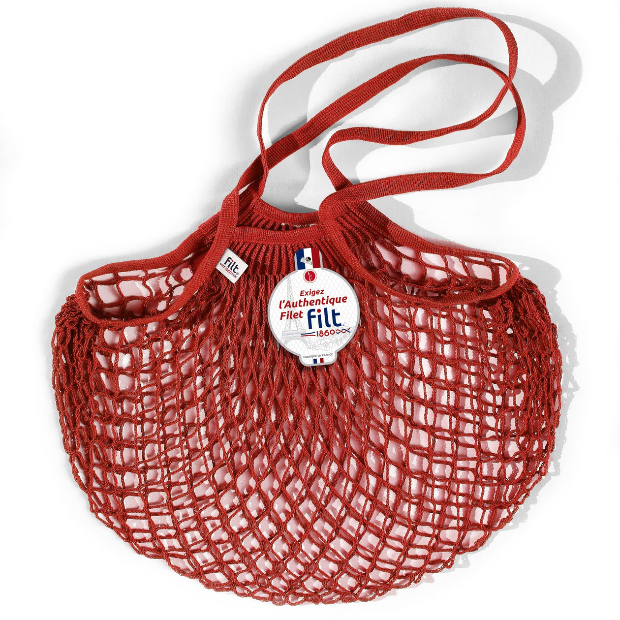Filt 1860 French Market Net Bag with Long Handles Soft Goods Filt 1860 Rouge 