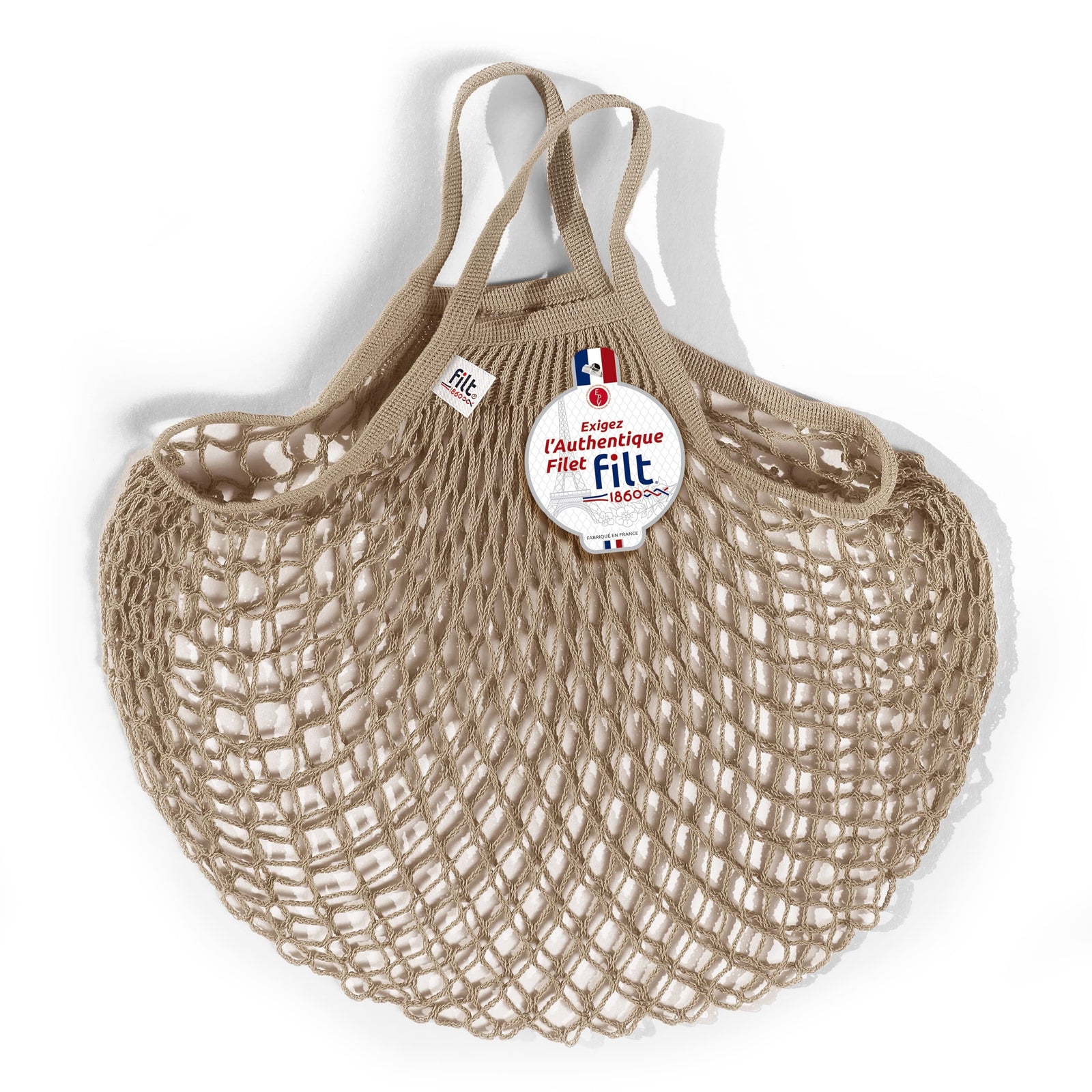 Filt 1860 French Market Net Bag with Short Handles Soft Goods Filt 1860 Beige 